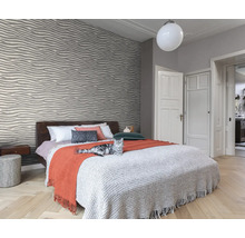 Papier peint intissé 751734 African Queen III zèbre gris