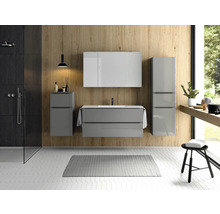 Spiegelschrank NOBILIA Programm 1-6 188 120 x 21 x 72 cm grau LED IP 44