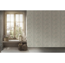 Papier peint intissé 39066-4 Maison Charme Retro Patchwork bleu clair