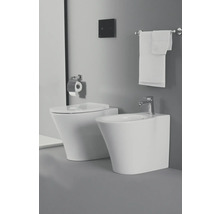 Wandhängendes WC und Bidet im Badezimmer