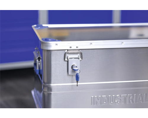 Aluminium Werkzeugkiste mit Schloss und Schlüssel