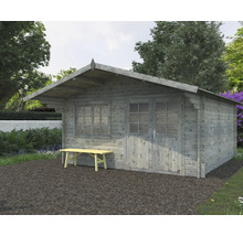 Gartenhaus aus Holz mit Fenster und Tür