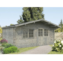 Gartenhaus aus Holz mit Fenster und Doppeltür