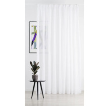 Panneau de rideau blanc avec suspension à tunnel dans la pièce