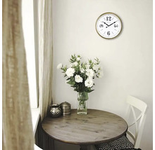 Horloge murale Classic métal or blanc Ø 39 cm