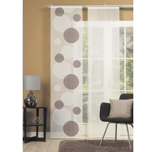 Panneau japonais Scherli Cercles marron 60x245 cm-thumb-3 Panneau japonais Scherli Cercles marron 60x245 cm-thumb-3