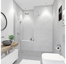 Panneau mural de douche BREUER - marbre gris 255 x 150 cm 9482511000204
