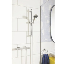 Ensemble de douche avec douchette à main et mitigeur thermostatique mural
