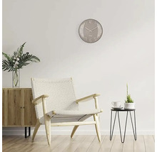 Horloge murale Shade verre bombé plastique rose Ø 35 cm