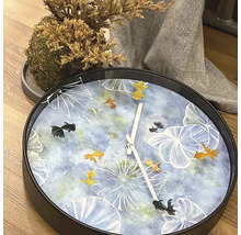 Horloge murale Pfund plastique bleu Ø 30 cm