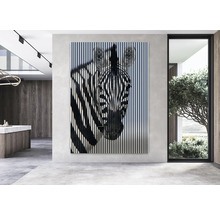 Akustikpaneel digital bedruckt Zebra 1 2400 x 1693 x 19 mm Set = 3 Einzelpaneele