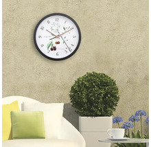 Horloge murale extérieure Prunus plastique Ø 30,5 cm