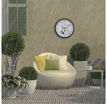 Horloge murale extérieure Prunus plastique Ø 30,5 cm