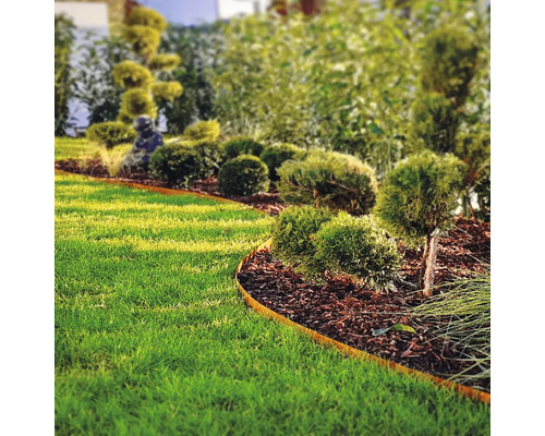 Bonviee Metall-Gartenkante – Praktische Wellblech-Einfassung Für Beete & Rasen, Silber, 15,2 X 6,8 M – Perfekt Für DIY-Gartenprojekte