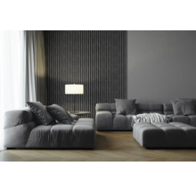 Dekorpaneel Linea Slim 3 grau schwarz 30x150x2650 mm