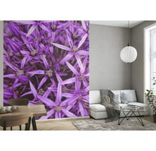 Intérieur avec papier peint photo à motif floral