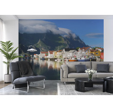 Fototapete Vlies Digitaldruck 363722 Magic Walls Stadt blau 7-tlg. 371 x 265 cm