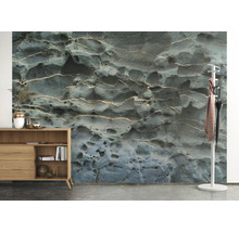 Fototapete Vlies Digitaldruck 363739 Magic Walls Stein grau 7-tlg. 371 x 265 cm