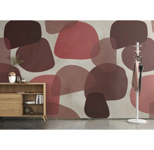 Fototapete Vlies Digitaldruck 363852 Magic Walls Retro rot 6-tlg. 318 x 300 cm
