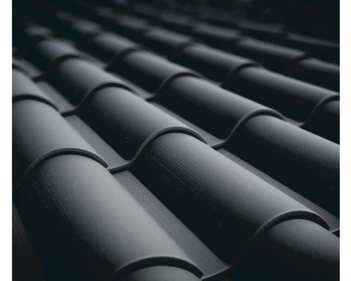 Gros plan de tuiles sur un toit