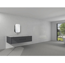 Spiegelschrank DSK Black Trend schwarz