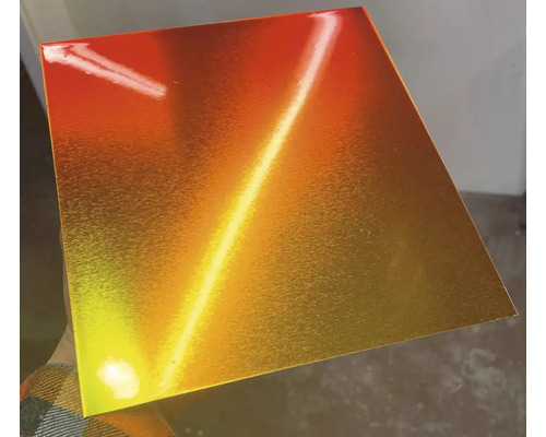 Quadratische Plexiglasplatte