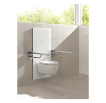 Wand-WC mit Haltegriffen für barrierefreies Badezimmer