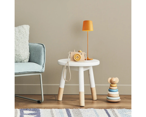Lampe de table LED métal plastique IP44 2W 310 lm 3000 K blanc chaud H 370 mm Kaami 1 ampoule orange Lampe de table LED métal plastique IP44 2W 310 lm 3000 K blanc chaud H 370 mm Kaami 1 ampoule orange