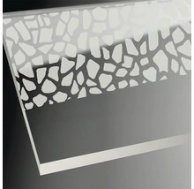 Acrylglasplatte mit Steindekor
