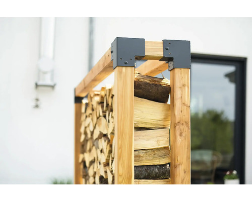 Aide d'empilage pour bois de cheminée  Supports à bois de cheminée -  HORNBACH Luxembourg