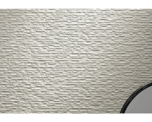 Wandfliese mit horizontaler Struktur