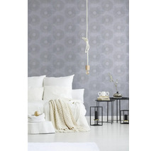 Vliestapete 37832-1 Attractive Kreise grau