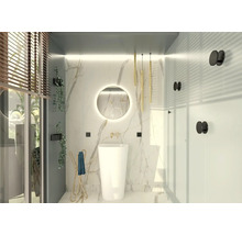 Miroir avec éclairage Cordia ROUND LINE BACKLIGHT Ø 60 cm or IP 44