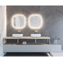 Miroir avec éclairage Cordia SMOOTH LINE 80 x 80 cm IP 44