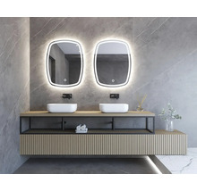 Miroir avec éclairage Cordia SMOOTH LINE 80 x 60 cm IP 44