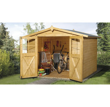 Gartenhaus weka 316 Gr. 3 inkl. Fußboden 290 x 217 cm lasiert