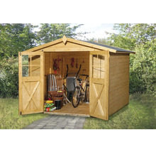 Gartenhaus weka 316 Gr. 5 inkl. Fußboden 290 x 318 cm lasiert