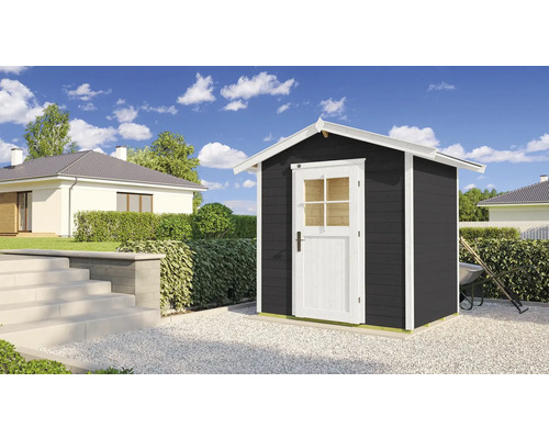 Abri de jardin weka 223 Taille 1 avec plancher 205 x 154 cm anthracite