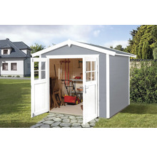 Gartenhaus weka 224 Gr. 3 inkl. Fußboden 280 x 263 cm grau