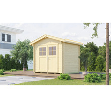 Gartenhaus weka Premium 28 inkl. Fußboden 300 x 334 cm natur
