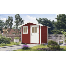 Gartenhaus weka 123 Gr. 1 inkl. Fußboden 306 x 239 cm schwedenrot