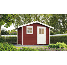 Gartenhaus weka 123 Gr. 3 inkl. Fußboden 380 x 239 cm schwedenrot
