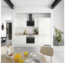 Cuisine complète NOBILIA avec appareils Modern 270 cm blanc alpin haute brillance prémontée variante droite 4004539008311