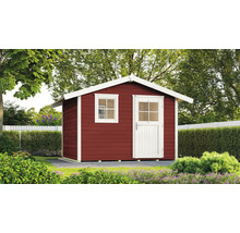 Gartenhaus weka 123 Gr. 4 inkl. Fußboden 380 x 274 cm schwedenrot
