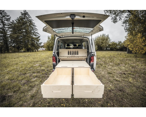 Système de camping Buildify Ben tiroirs arrière pour Volkswagen  900x1106x285 mm (Lxlxh) - HORNBACH Luxembourg