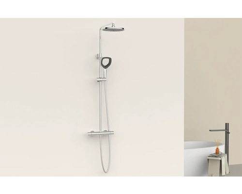 Duschsystem mit Kopfbrause und Handbrause für das Badezimmer