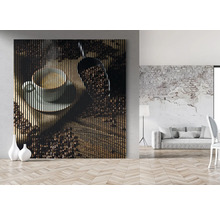 Akustikpaneel digital bedruckt Coffee 2400 x 2253 x 19 mm Set = 4 Einzelpaneele