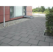 Beton Terrassenplatte anthrazit mit Fase 40 cm x 40 cm x 4 cm