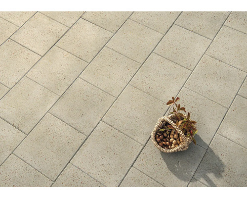 Dalle de terrasse en béton iStone Brilliant caramel-beige 40x40x4cm