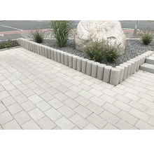 Palissade ronde iMount avec goulotte gris 15 cm x 120 cm